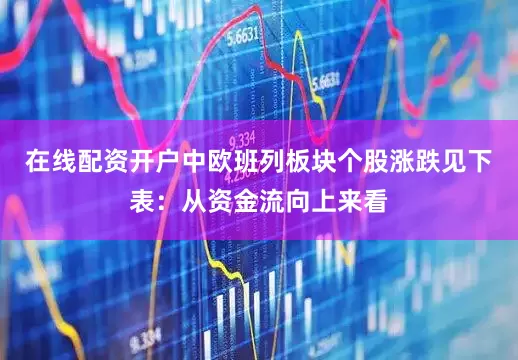 在线配资开户中欧班列板块个股涨跌见下表：从资金流向上来看
